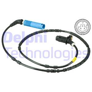 ABS-givare, Sensor, hjulvarvtal, Bakaxel Delphi SS20487 DELPHI