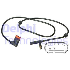 ABS-givare, Sensor, hjulvarvtal, Bakaxel Delphi SS20499 DELPHI