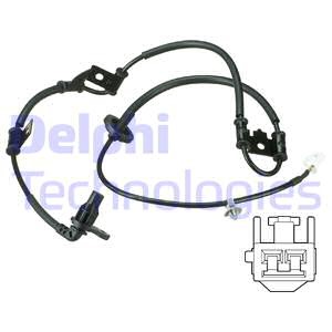 ABS-givare, Sensor, hjulvarvtal, Bakaxel, Höger Delphi SS20510 DELPHI