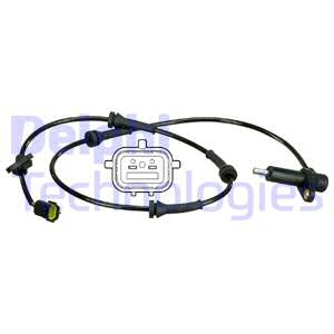 ABS-givare, Sensor, hjulvarvtal, Framaxel, Bakaxel, Vänster Delph DELPHI ABS-givare, Sensor, hjulvarvtal, Framaxel, Bakaxel, Vänster Delph DELPHI