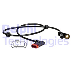 ABS-givare, Sensor, hjulvarvtal, Bakaxel Delphi SS20543 DELPHI ABS-givare, Sensor, hjulvarvtal, Bakaxel Delphi SS20543 DELPHI