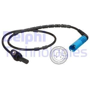 ABS-givare, Sensor, hjulvarvtal, Bakaxel, Höger, Vänster Delphi S DELPHI ABS-givare, Sensor, hjulvarvtal, Bakaxel, Höger, Vänster Delphi S DELPHI