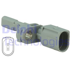 ABS-givare, Sensor, hjulvarvtal, Bakaxel, Bakaxel höger DELPHI