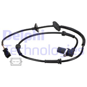 ABS-givare, Sensor, hjulvarvtal, Bakaxel, Höger, Vänster Delphi S DELPHI ABS-givare, Sensor, hjulvarvtal, Bakaxel, Höger, Vänster Delphi S DELPHI