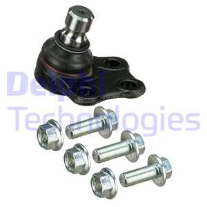 Kulled / Spindelled, Framaxel, Tvåsidig, Nedre Delphi TC3901 DELPHI