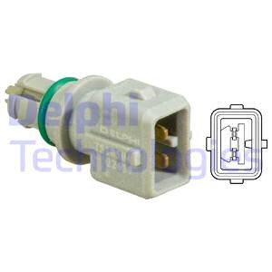 Sensor, insugslufttemperatur, Bak Delphi TS10504 DELPHI
