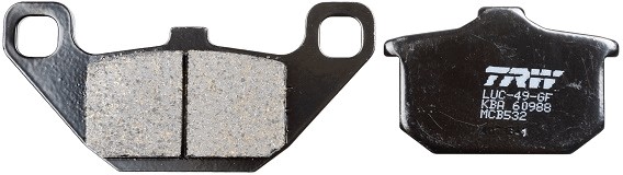 Bromsbeläggsats, Framaxel, Bakaxel Trw Organic allround MCB532 TRW