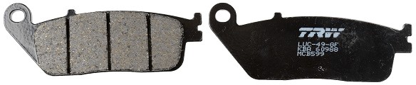 Bromsbeläggsats, Bakaxel Trw Organic allround MCB599 TRW
