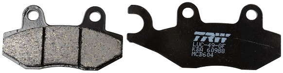 Bromsbeläggsats, Bakaxel Trw Organic allround MCB604 TRW