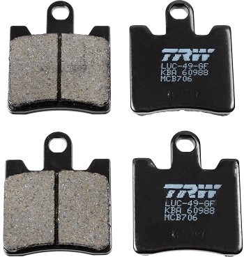 Bromsbeläggsats, Framaxel Trw Organic allround MCB706 TRW