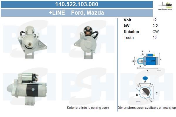 Startmotor BV PSH
