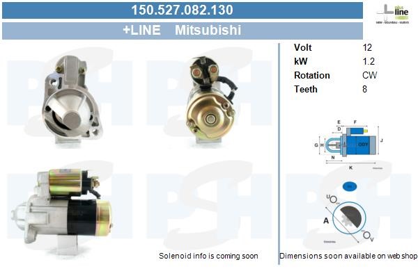 Startmotor 12V Bv psh 150.527.082.130 BV PSH
