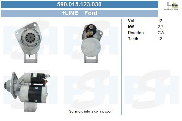 Startmotor 12V Bv psh 590.015.123.030 BV PSH