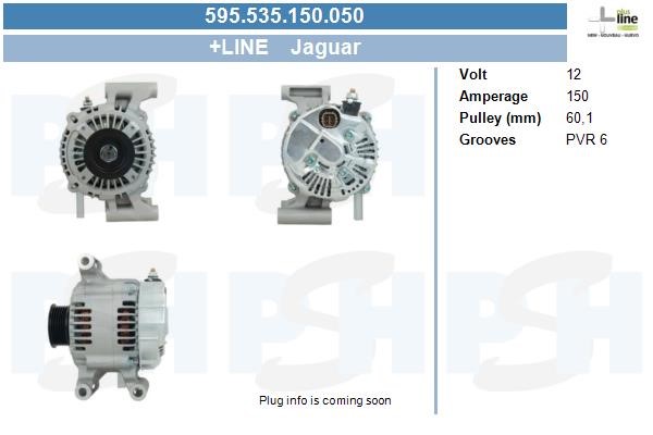 Generator 12V 150A Bv psh 595.535.150.050 BV PSH