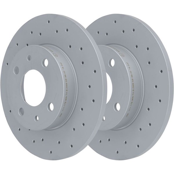 Bromsskiva Solid, Bakaxel Ate 24.0111-0176.1 ATE