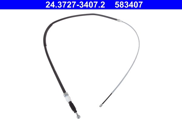 Vajer, parkeringsbroms, Bak Ate 24.3727-3407.2 ATE