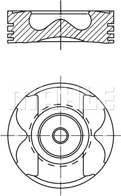 Kolv Mahle 004 59 00 MAHLE