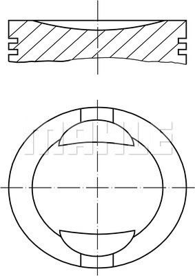 Kolv Mahle 009 36 00 MAHLE