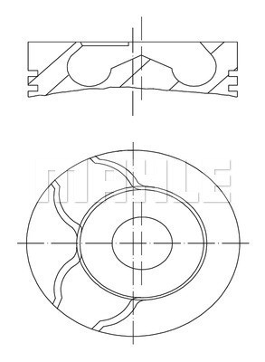 Kolv Mahle 010 15 02 MAHLE