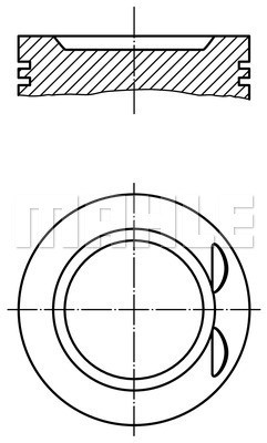 Kolv Mahle 011 73 00 MAHLE