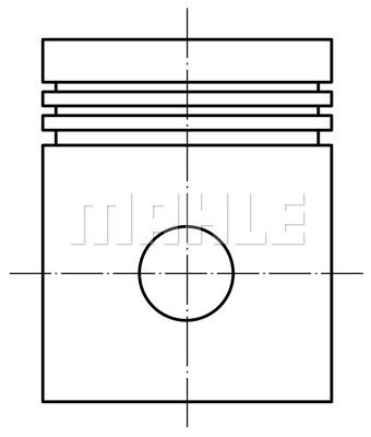 Kolv Mahle 013 58 00 MAHLE