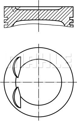 Kolv Mahle 028 PI 00119 000 MAHLE