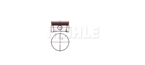 Kolv Mahle 028 PI 00126 000 MAHLE