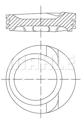 Kolv Mahle 030 68 02 MAHLE