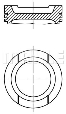 Kolv Mahle 033 20 01 MAHLE