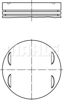 Kolv Mahle 083 13 01 MAHLE