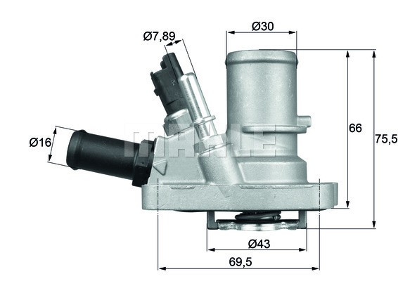 Termostat, kylvätska Mahle Behr TI 144 88 MAHLE