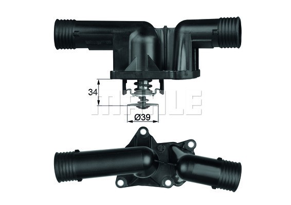 Termostat, kylvätska Mahle Behr TI 24 95 MAHLE