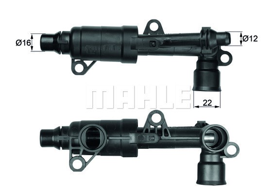 Termostat, oljekylning Mahle Behr TO 11 86 MAHLE