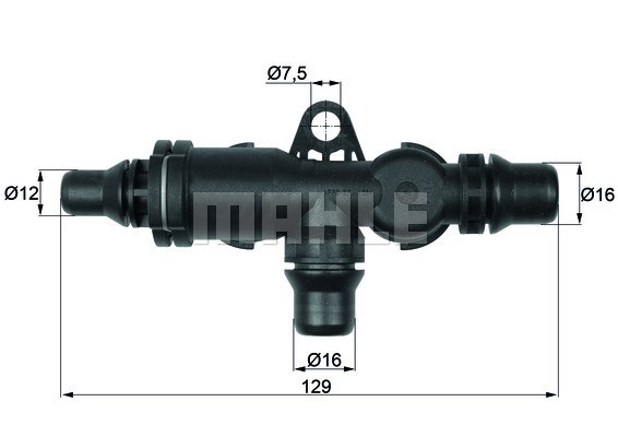 Termostat, oljekylning Mahle Behr TO 4 82 MAHLE
