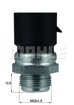 Temperaturswitch, kylarfläkt Mahle Behr TSW 36D MAHLE