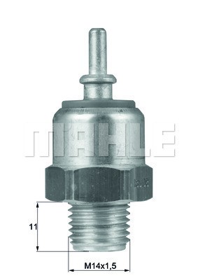 Temperaturswitch, kylarfläkt Mahle Behr TSW 3D MAHLE Temperaturswitch, kylarfläkt Mahle Behr TSW 3D MAHLE