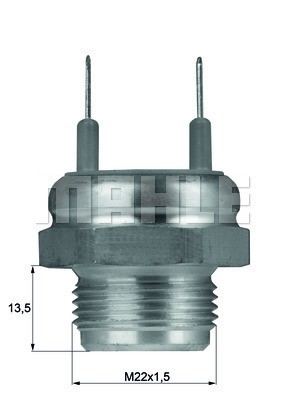Temperaturswitch, kylarfläkt Mahle Behr TSW 8D MAHLE