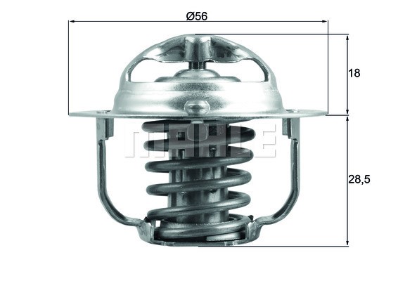 Termostat, kylvätska Mahle Behr TX 208 91D MAHLE