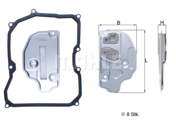 Hydraulikfilter, automatväxellåda Knecht HX 150KIT KNECHT