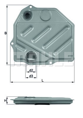 Hydraulikfilter, automatväxellåda Knecht HX 46 KNECHT
