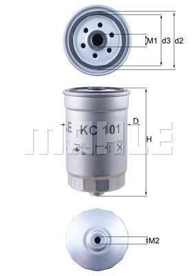 Bränslefilter Knecht KC 101 KNECHT