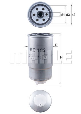 Bränslefilter Knecht KC 182 KNECHT