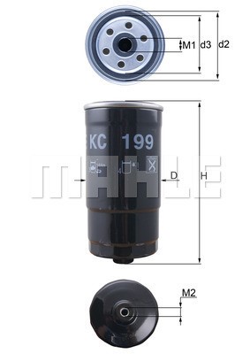 Bränslefilter Knecht KC 199 KNECHT