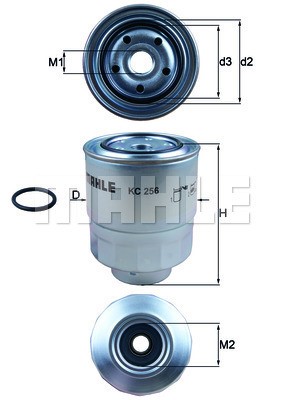 Bränslefilter Knecht KC 256D KNECHT