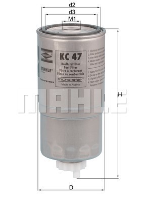 Bränslefilter Knecht KC 47 KNECHT