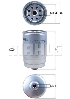 Bränslefilter Knecht KC 605D KNECHT