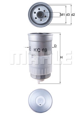 Bränslefilter Knecht KC 69 KNECHT