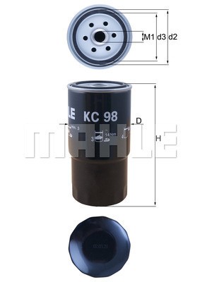 Bränslefilter Knecht KC 98 KNECHT