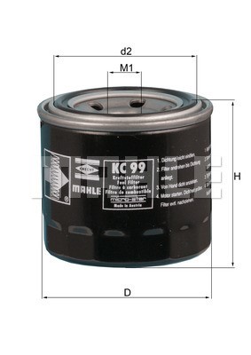 Bränslefilter Knecht KC 99 KNECHT
