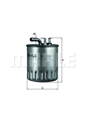 Bränslefilter Knecht KL 100/1 KNECHT